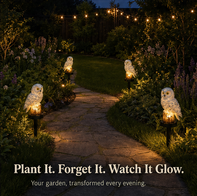 Lumora – Luce da Giardino a Forma di Gufo Solare