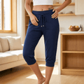 Lunara – Jogger Capri in Cotone Morbido con Coulisse