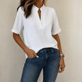 Lunavia – Blusa Donna con Scollo a V a Notch
