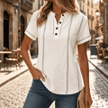 Lunavia – Top Henley Cucito da Donna