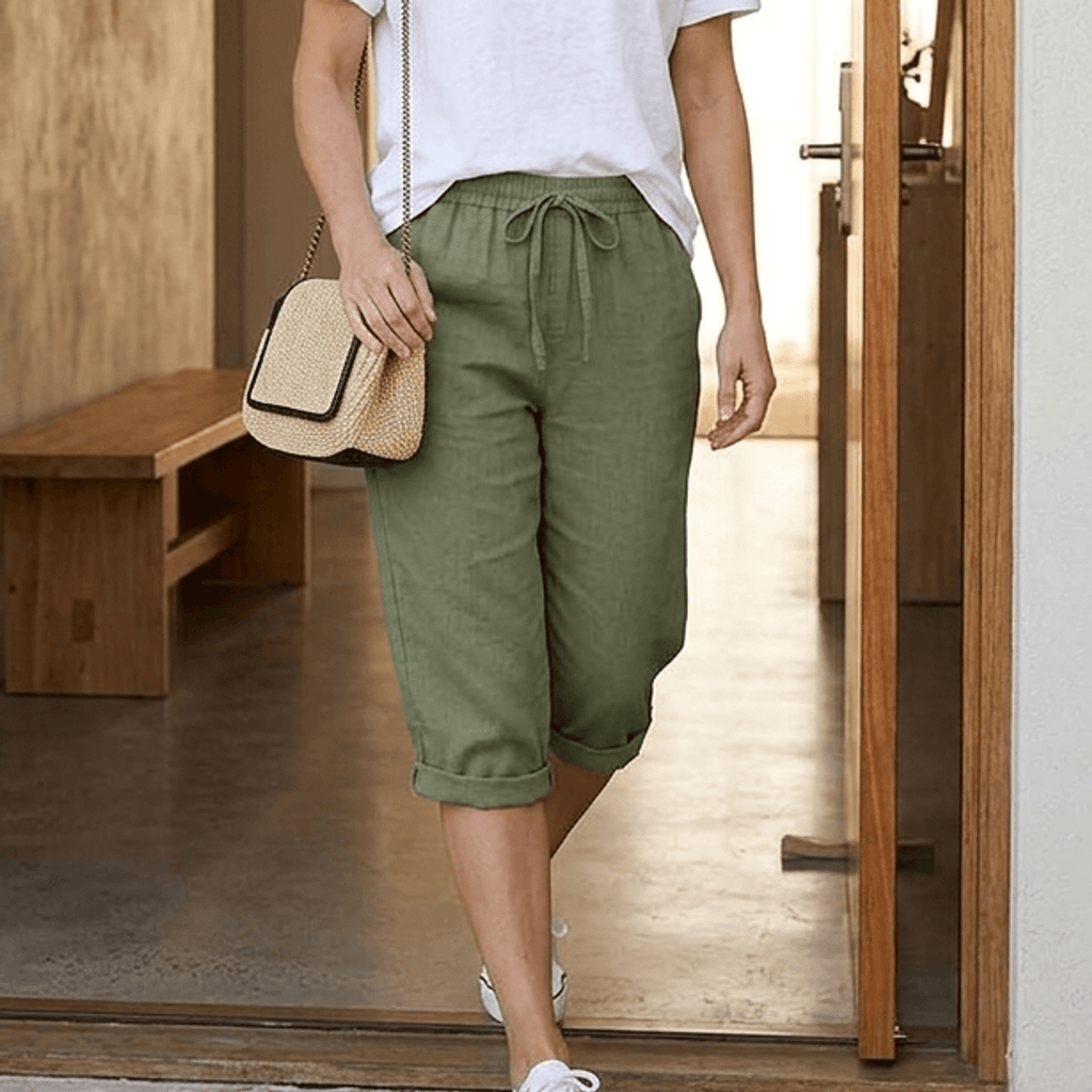 Lyora – Pantaloni Capri da Donna per uno Stile Quotidiano Senza Sforzo
