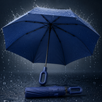 STORMLOCK - Ombrello automatico antivento con struttura a 8 stecche e protezione UV progettato per resistere a condizioni meteorologiche avverse e per la comodità nei viaggi quotidiani