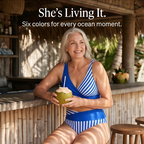 Marivelle – Bikini a vita alta con avvolgimento frontale per donna
