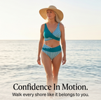 Marivelle – Bikini a vita alta con avvolgimento frontale per donna