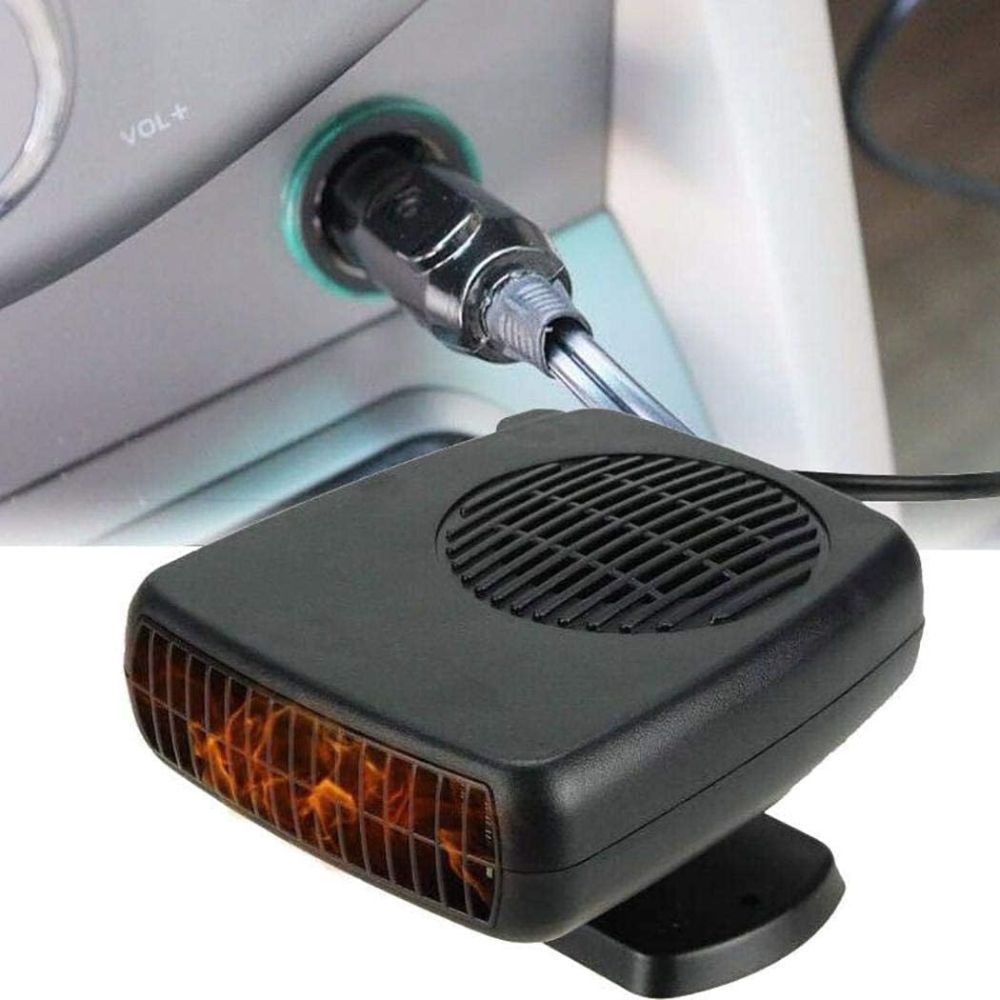 Ventilatore Riscaldatore per Auto 12V – Riscaldatore Portatile in Ceramica 150W/300W per Sbrinamento e Riscaldamento Rapido