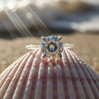 Elaria - Anello con filo galleggiante invisibile