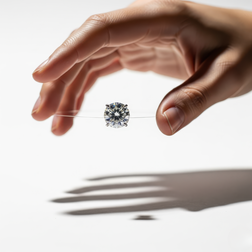Elaria - Anello con filo galleggiante invisibile