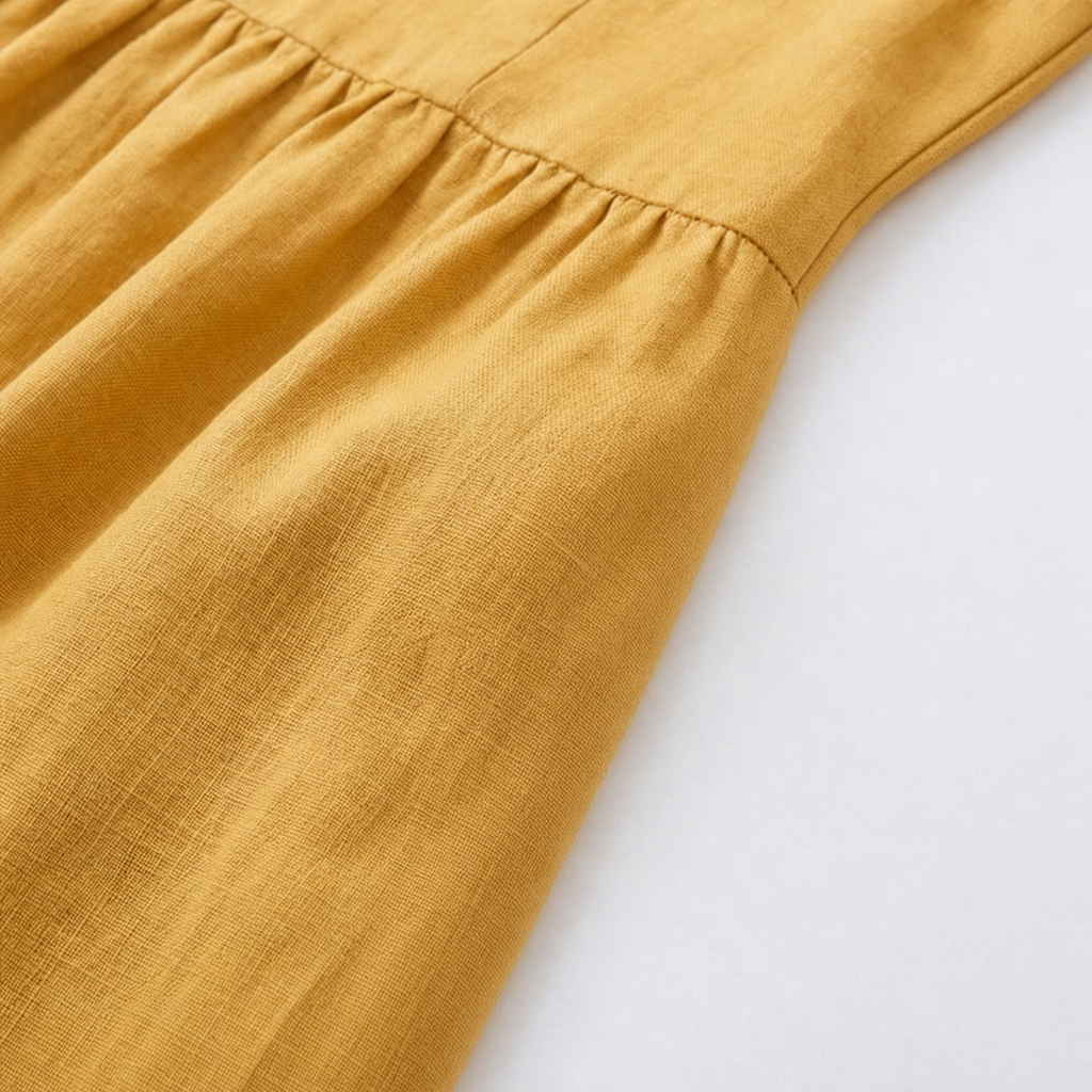 Solenne – Abito Midi Relaxed con Scollatura a V