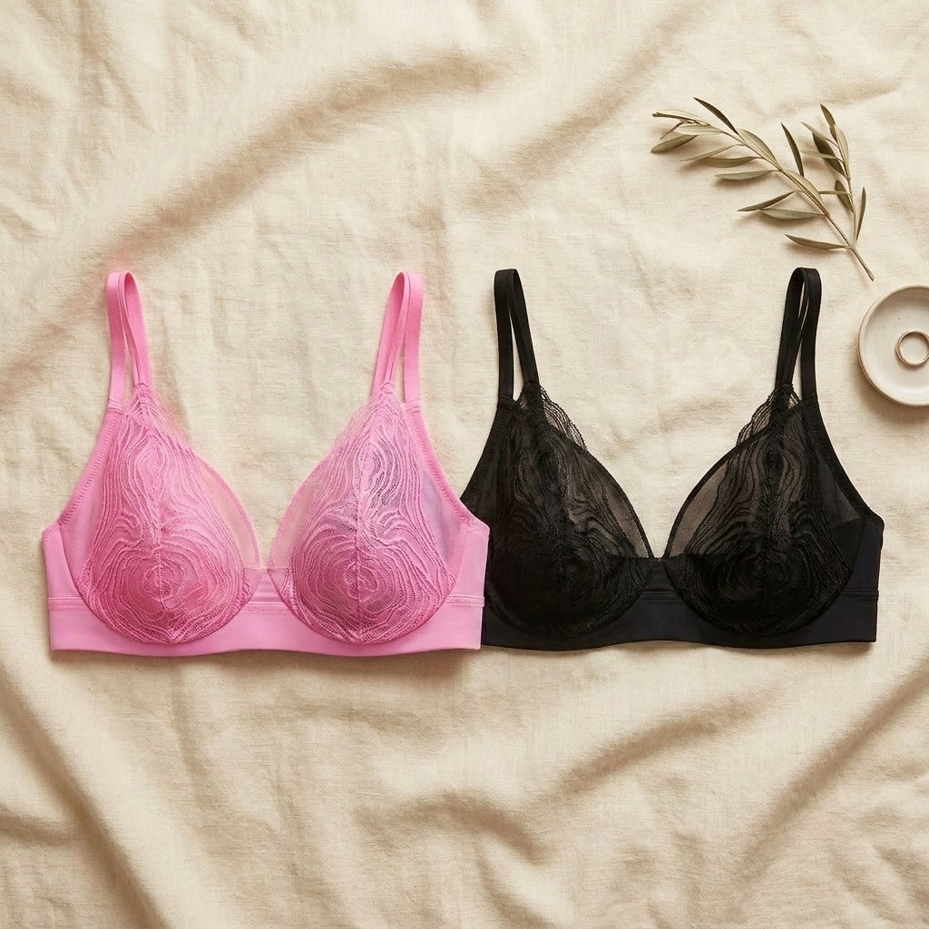Florenza – Reggiseno in pizzo con ferretto per taglie forti