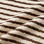 Elara – T-shirt rilassata a righe testurizzate per donna
