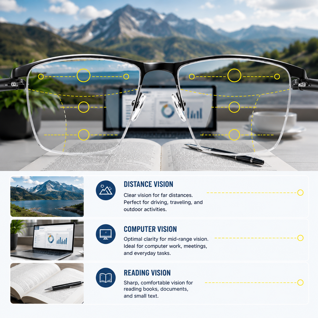OPTIVISTA – Occhiali per una Visione Chiara a Tutte le Distanze