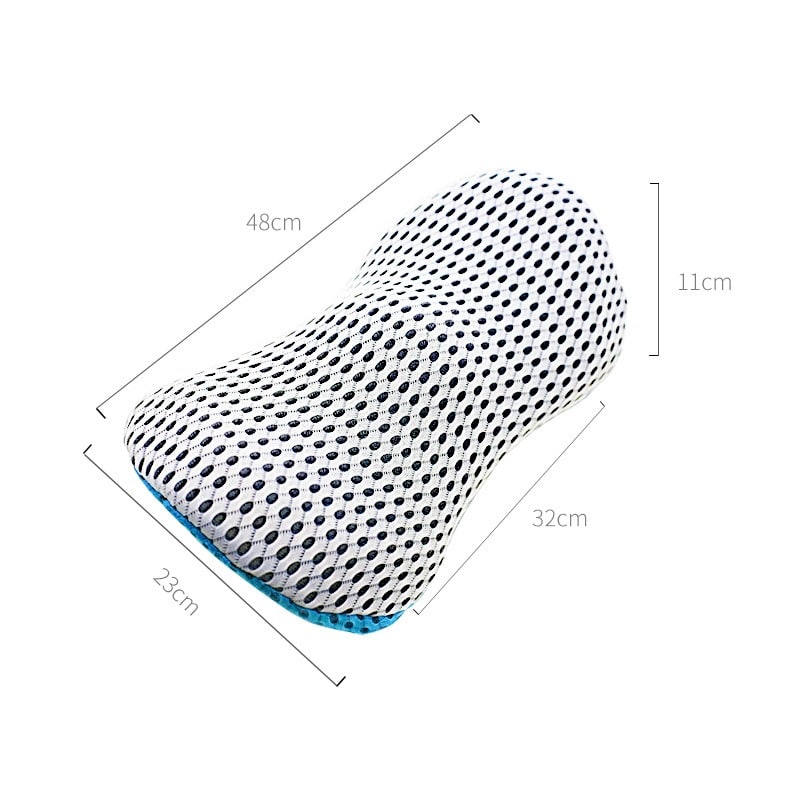 SpineRest Cuscino Lombare Ortopedico | Supporto Ergonomico per la Schiena per Ufficio, Auto e Casa | Rivestimento Rimovibile