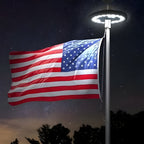 Luci per Aste di Bandiera a Energia Solare - Luci per Aste di Bandiera che Durano Tutta la Notte - LED
