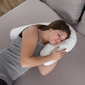 Cuscino Ortopedico per Dormire di Lato con Foro per Orecchio