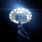 Luci per Aste di Bandiera a Energia Solare - Luci per Aste di Bandiera che Durano Tutta la Notte - LED
