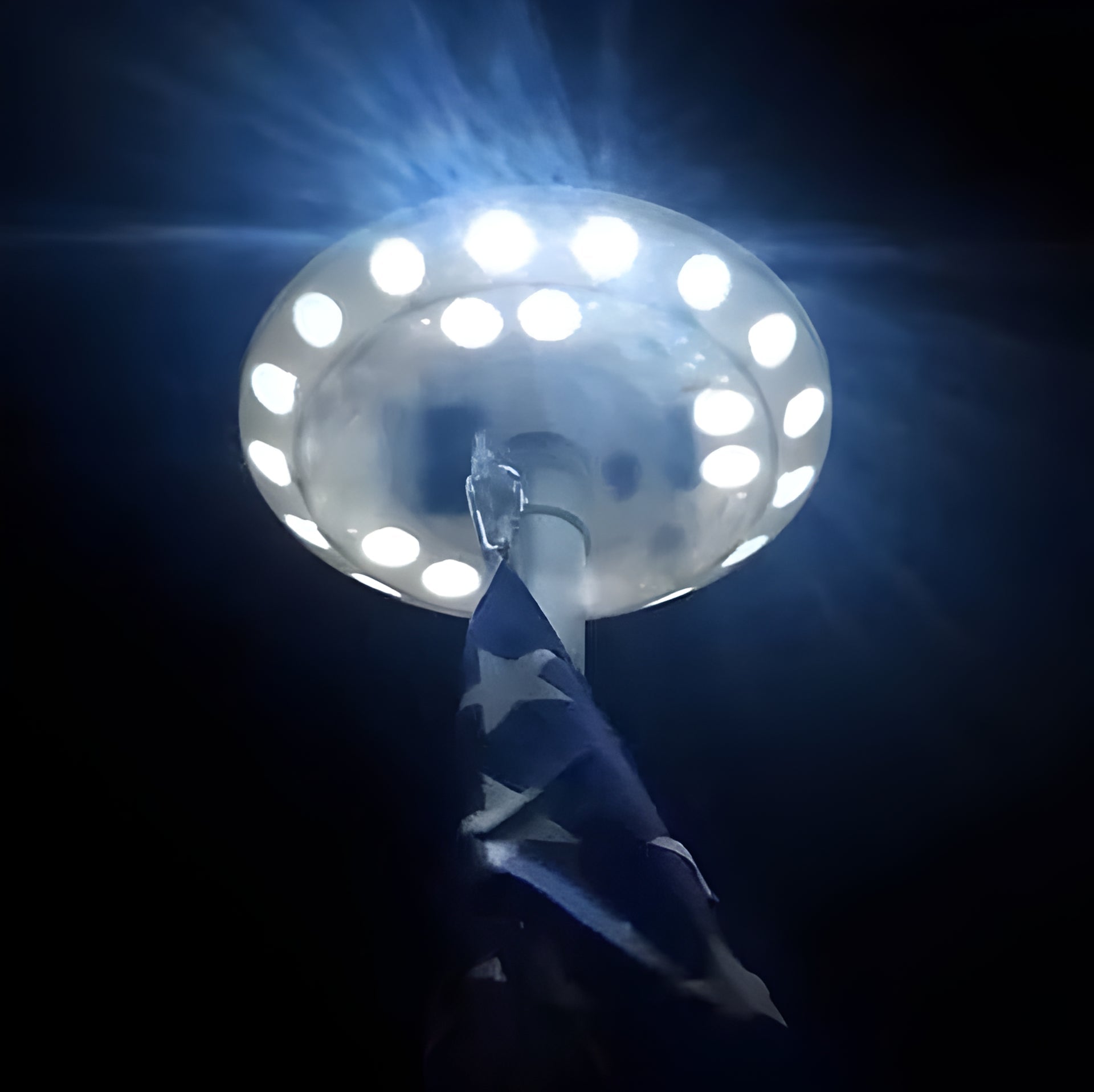 Luci per Aste di Bandiera a Energia Solare - Luci per Aste di Bandiera che Durano Tutta la Notte - LED