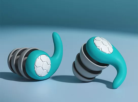 Tappi per le Orecchie in Silicone con Cancelletto di Rumore per Dormire
