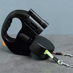 Guinzaglio Doppio per Cani - Senza Grovigli - Luce LED & Rotazione a 360°