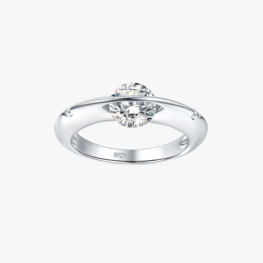 Starfable – Anello a stella rotante in argento sterling S925