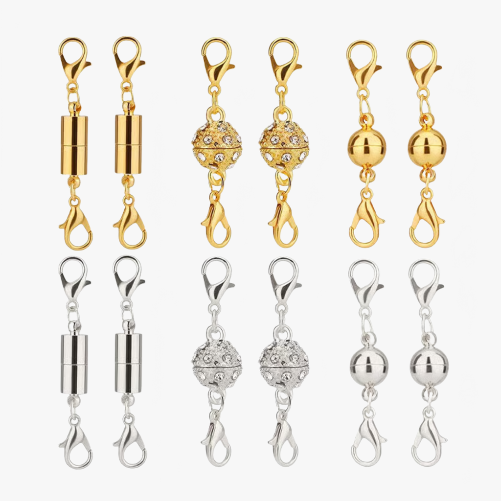 Claspella - Connettori Magnetici per Collana, 12 Pezzi