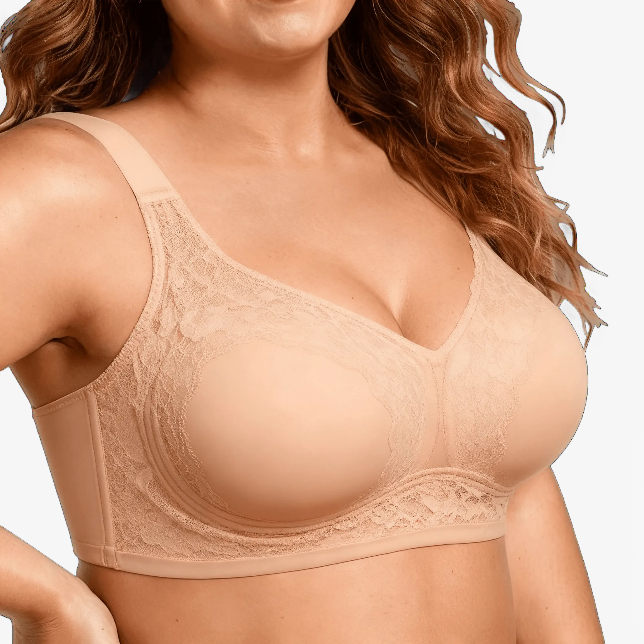JelliShape - Reggiseno Wireless a 4 Strati 360° Jelly Strips per Donna