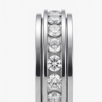 Anello Spinner in Zirconia Rotante Serenova