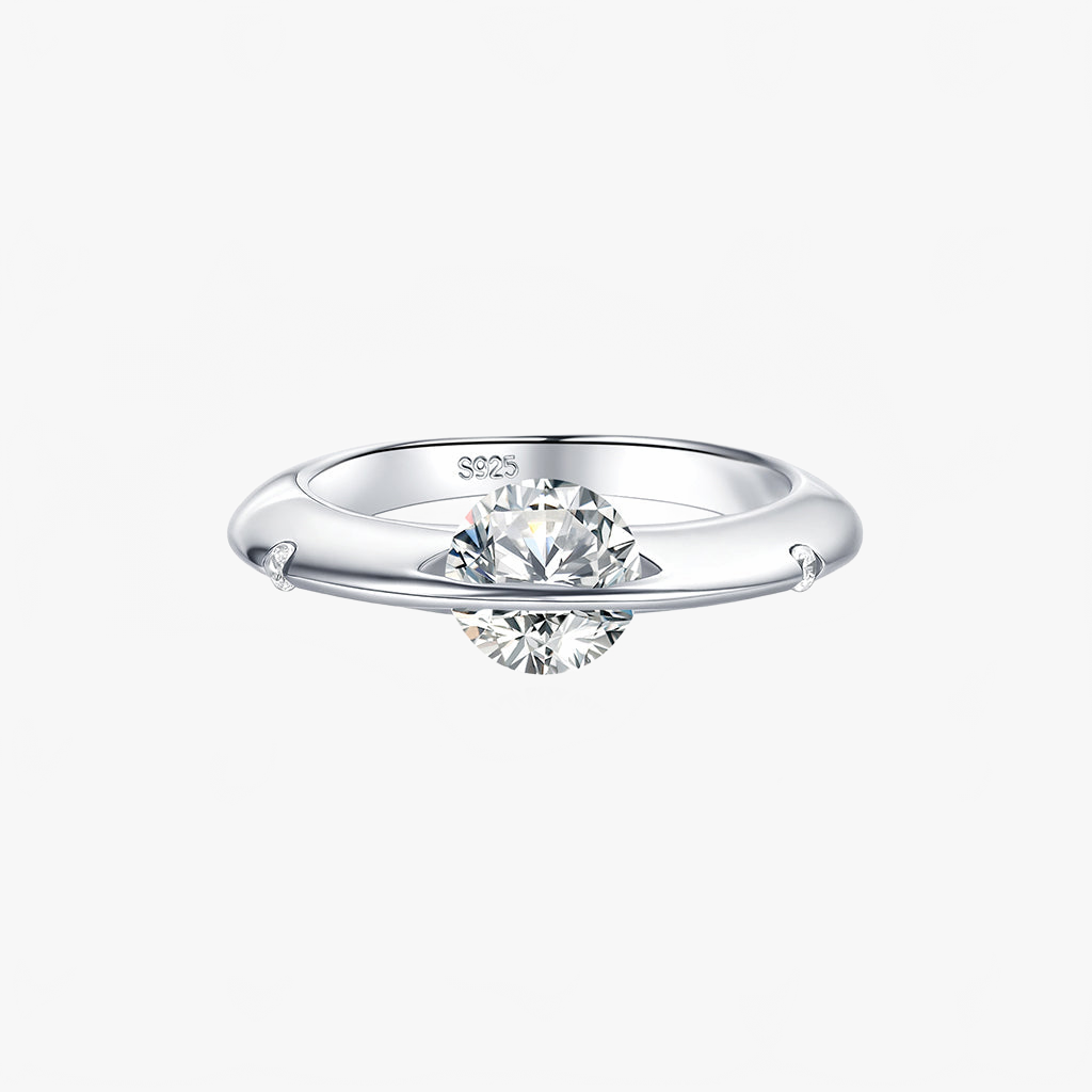 Starfable – Anello a stella rotante in argento sterling S925