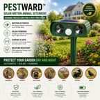 PESTWARD – Dispositivo a Energia Solare per la Deterrenza Umana degli Animali in Giardino