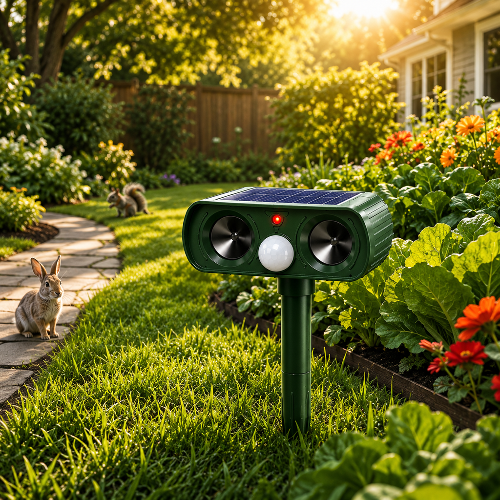 PESTWARD – Dispositivo a Energia Solare per la Deterrenza Umana degli Animali in Giardino