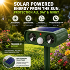 PESTWARD – Dispositivo a Energia Solare per la Deterrenza Umana degli Animali in Giardino