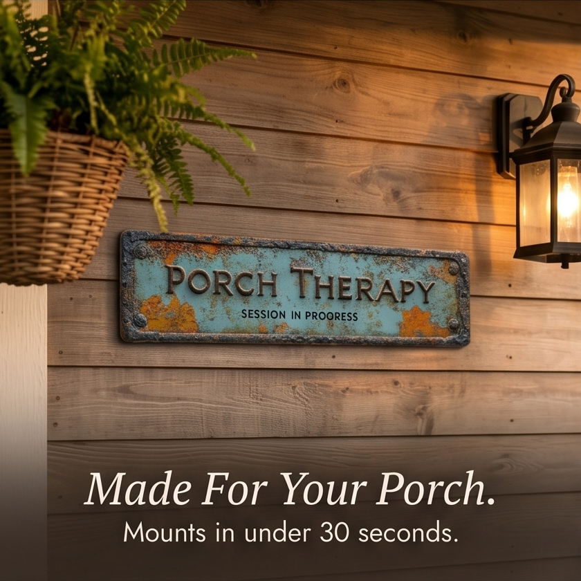 Porchly – Targa Terapia da Veranda in Stile Vintage