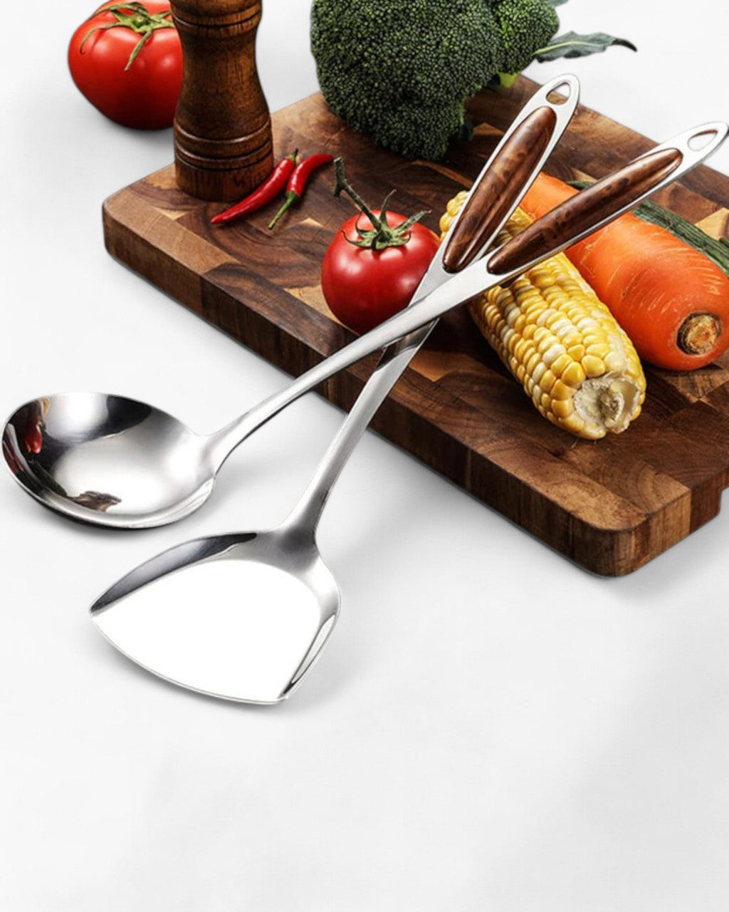 Set di Utensili da Cucina in Acciaio Inossidabile Premium