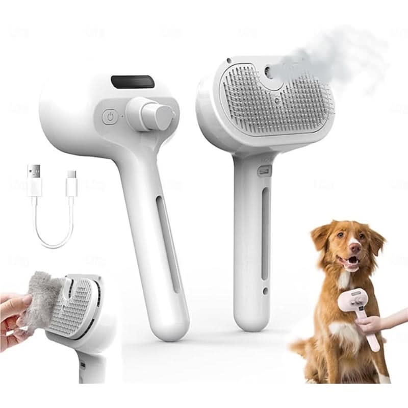 Spazzola massaggiante 2-in-1 per un pelo lucido