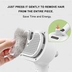 Spazzola massaggiante 2-in-1 per un pelo lucido