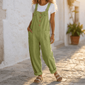 Slowlinen – Salopette con Bottoni Frontali