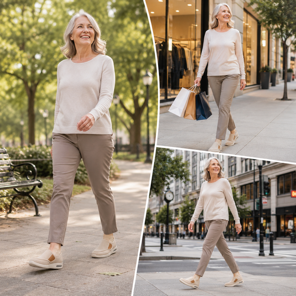 SOFTWALK - Scarpe a calzata ampia e imbottita progettate per piedi sensibili e gonfi