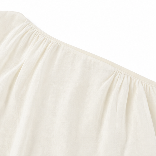 Solendra – Top Coordinato a Spalla Unica e Pantaloni Ampi Fluttuanti