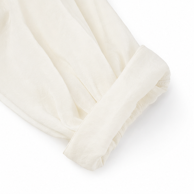 Solendra – Top Coordinato a Spalla Unica e Pantaloni Ampi Fluttuanti