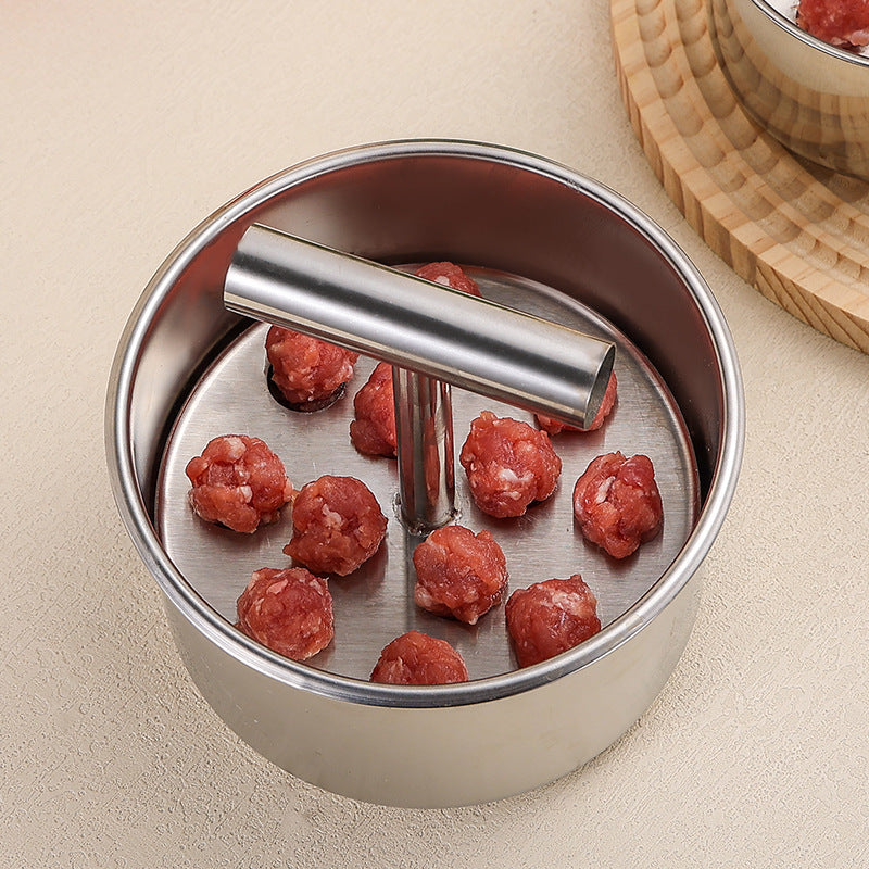 MeatShaper - Stampino in acciaio inox per polpette in cucina