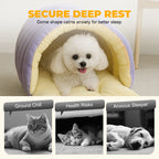 Cavina - Letto Cave per Animali Domestici in Peluche