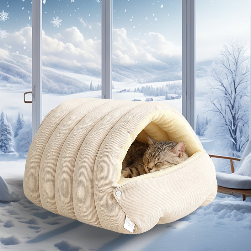 Cavina - Letto Cave per Animali Domestici in Peluche