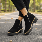 Stepara - Stivali Chelsea in suede con cerniera laterale