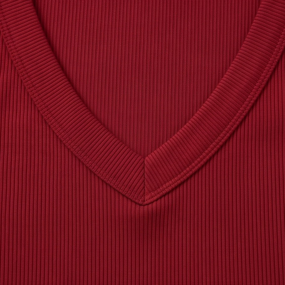 Wearbella – Canotta Donna a Costine con Scollo a V